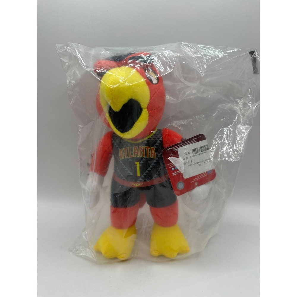 NWT Bleacher Creatures Atlanta Hawks Harry the Hawk 10" Plush #1